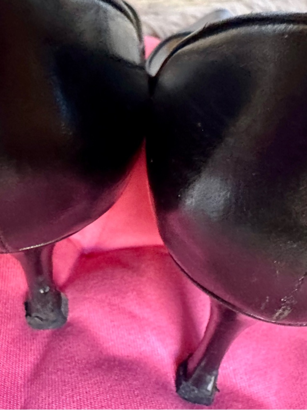 Manolo Blahnik Vintage BB Pumps Y2K Carolyn Bessette-Kennedy Style Black Size 38 - Picture 7 of 7